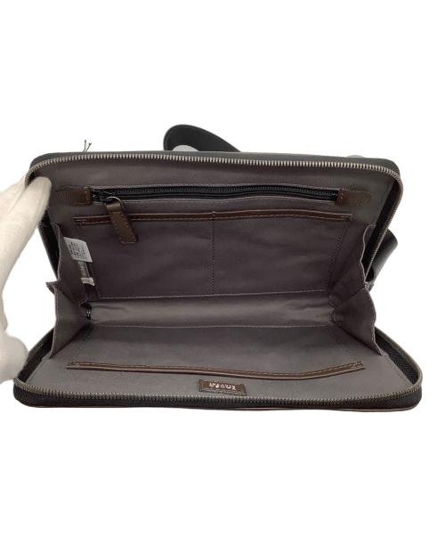 TAKEO KIKUCHI（タケオキクチ）TAKEO KIKUCHI (タケオキクチ) 2WAYショルダーバッグ ブラウンの古着・服飾アイテム