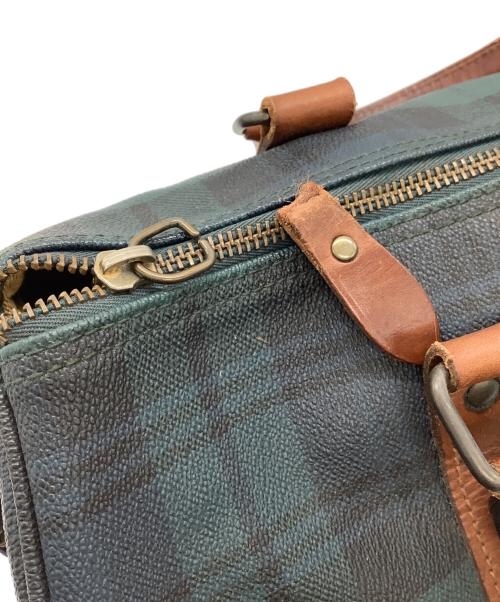 POLO RALPH LAUREN（ポロ・ラルフローレン）POLO RALPH LAUREN (ポロ・ラルフローレン) ブラックウォッチ ミニボストンバッグ グリーンの古着・服飾アイテム