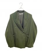 VICTIMヴィクティム）の古着「テックダブルジャケット」｜グリーン