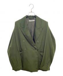 VICTIM（ヴィクティム）の古着「テックダブルジャケット」｜グリーン