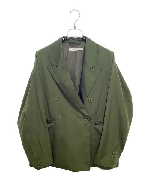 VICTIM（ヴィクティム）VICTIM (ヴィクティム) テックダブルジャケット グリーン サイズ:Mの古着・服飾アイテム