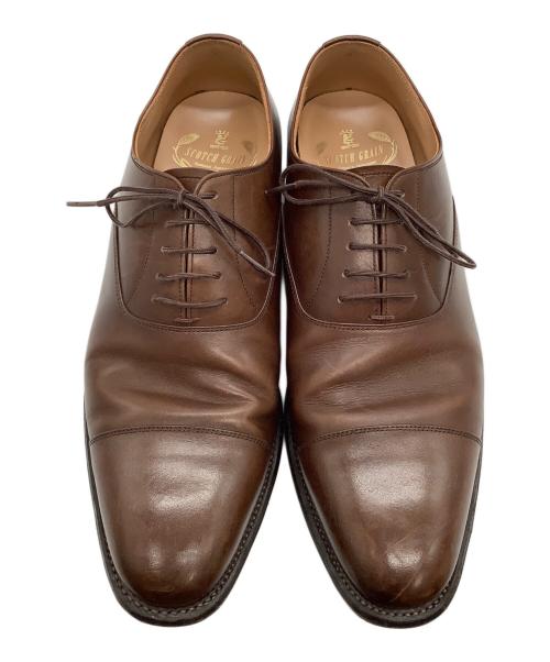SCOTCH GRAIN（スコッチグレイン）SCOTCH GRAIN (スコッチグレイン) ストレートチップシューズ ブラウン サイズ:25.5の古着・服飾アイテム