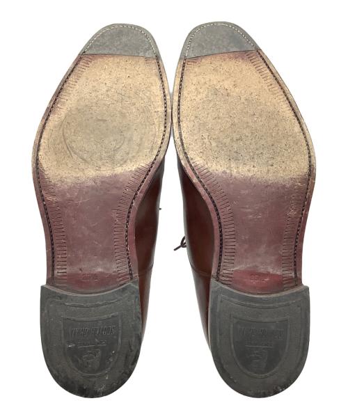 SCOTCH GRAIN（スコッチグレイン）SCOTCH GRAIN (スコッチグレイン) ストレートチップシューズ ブラウン サイズ:25.5の古着・服飾アイテム