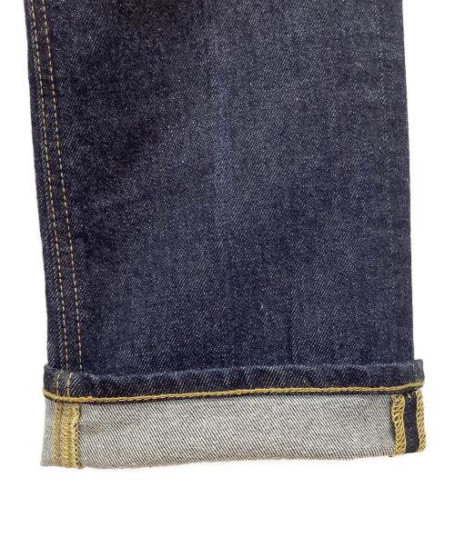 YANUK（ヤヌーク）YANUK (ヤヌーク) ETRE TOKYO (エトレトウキョウ) Center Crease Straight Denim ネイビー サイズ:22の古着・服飾アイテム