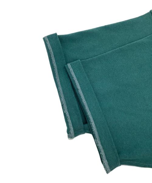 L.L.Bean（エルエルビーン）L.L.Bean (エルエルビーン) ストライプ クルーネック Tシャツ グリーン×ネイビー サイズ:Mの古着・服飾アイテム