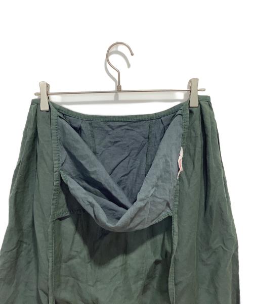 homspun（ホームスパン）homspun (ホームスパン) リネン混パンツ グリーン サイズ:Lの古着・服飾アイテム