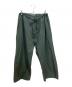 homspun（ホームスパン）の古着「リネン混パンツ」｜グリーン