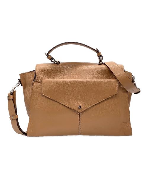 DES PRES（デ プレ）DES PRES (デ プレ) 3WAYレザーショルダーバッグ ブラウンの古着・服飾アイテム