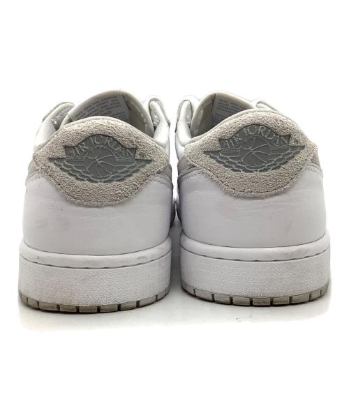 NIKE（ナイキ）NIKE (ナイキ) AIR JORDAN 1 LOW OG ホワイト サイズ:26の古着・服飾アイテム