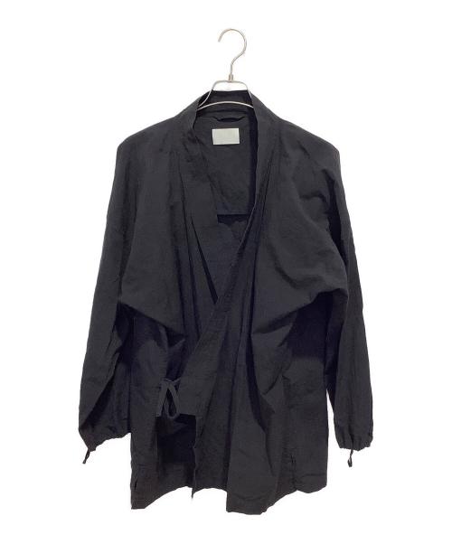 uru tokyo（ウル トーキョー）URU TOKYO (ウル トーキョー) COTTON SILK GLENCHECK HANTEN グレー サイズ:Fの古着・服飾アイテム