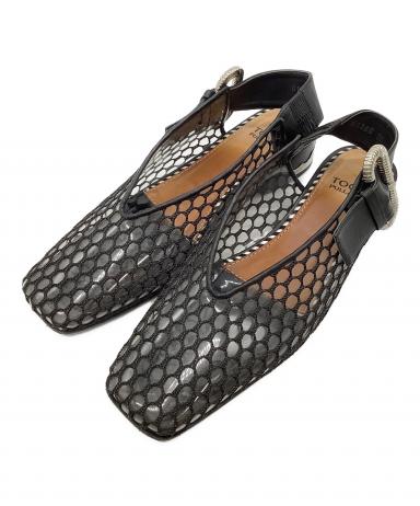TOGA PULLA メッシュ ブラックパンプス　size37 中古・古着通販】TOGA PULLA (トーガ プルラ) メッシュパンプス