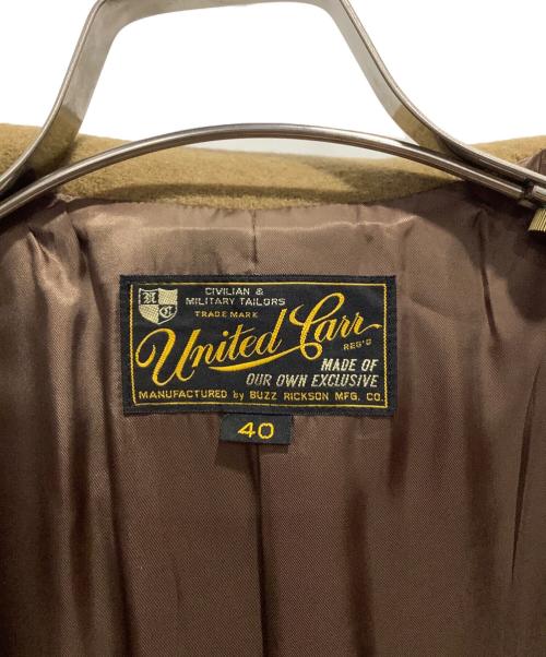 BUZZ RICKSON'S（バズリクソンズ）BUZZ RICKSON'S (バズリクソンズ) UNITED CARR 26オンス Pコート カーキ サイズ:40の古着・服飾アイテム