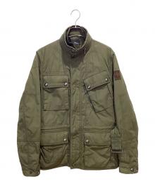 RLX RALPH LAUREN（アールエルエックスラルフローレン）の古着「モーターサイクルジャケット」｜グリーン