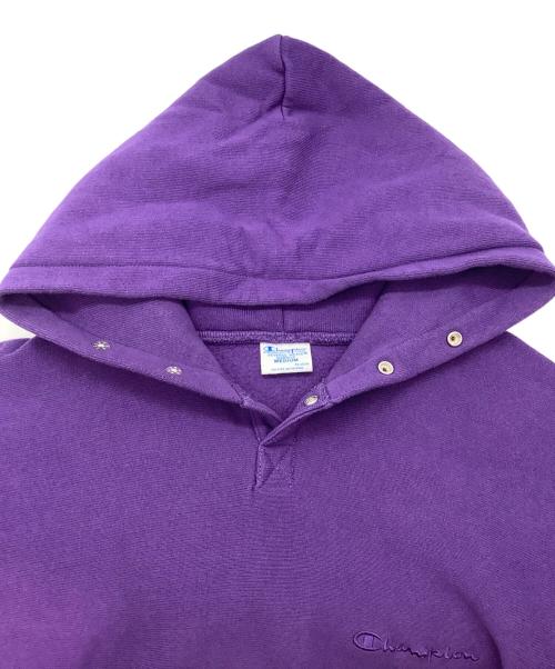 Champion REVERSE WEAVE（チャンピオン リバース ウィーブ）Champion REVERSE WEAVE (チャンピオン リバース ウィーブ) URBAN RESEARCH DOORS (アーバンリサーチドアーズ) RW HALF SNAP PARKA パープル サイズ:Mの古着・服飾アイテム