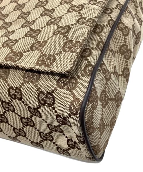 GUCCI（グッチ）GUCCI (グッチ) GG メッセンジャーバッグ ベージュの古着・服飾アイテム