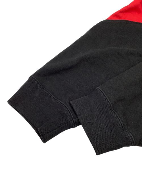 SUPREME（シュプリーム）SUPREME (シュプリーム) プルオーバーパーカー ブラック×レッド サイズ:Mの古着・服飾アイテム