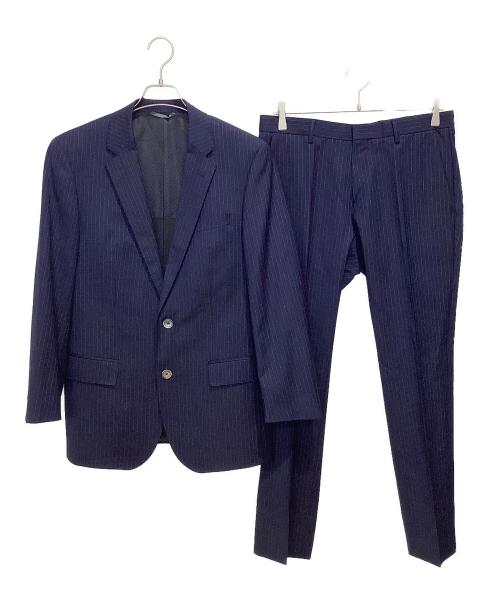 BOSS HUGO BOSS（ボス ヒューゴボス）BOSS HUGO BOSS (ボス ヒューゴボス) セットアップスーツ ネイビー サイズ:46の古着・服飾アイテム