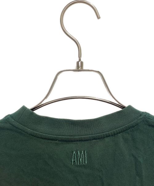 ami（アミ）ami (アミ) Tシャツ グリーン サイズ:Lの古着・服飾アイテム