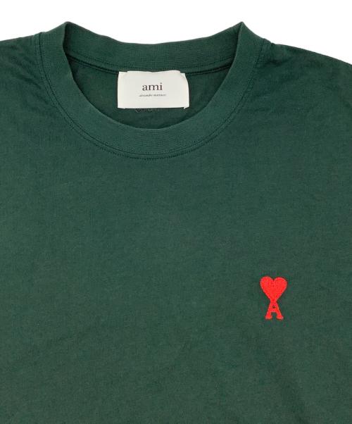 ami（アミ）ami (アミ) Tシャツ グリーン サイズ:Lの古着・服飾アイテム