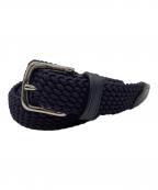 l'arcobalenoラルコバレーノ）の古着「28mm エラスティックメッシュベルト」｜ネイビー