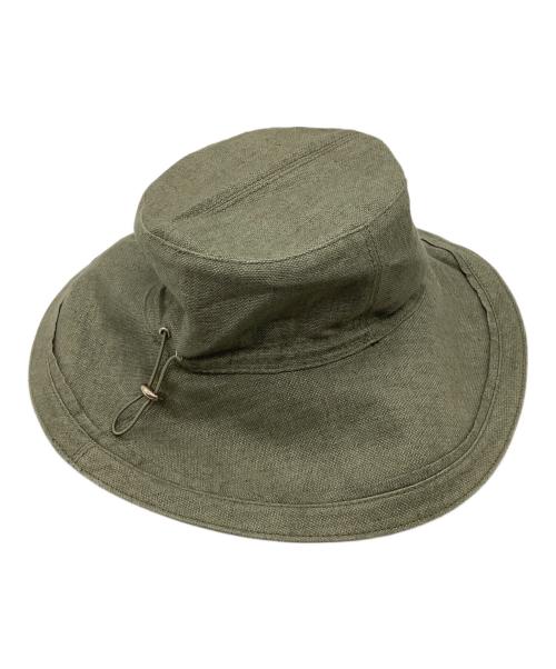 HELEN KAMINSKI（ヘレンカミンスキー）HELEN KAMINSKI (ヘレンカミンスキー) terezia リネンハット オリーブ サイズ:ONEの古着・服飾アイテム