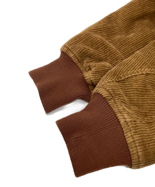 BEN DAVIS（ベンデイビス）BEN DAVIS (ベンデイビス) コーデュロイキルトアウター ブラウン サイズ:Mの古着・服飾アイテム