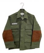 LIBEREリベーレ）の古着「バトルドレスユニフォームジャケット」｜オリーブ