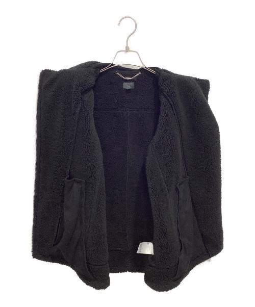 LAUREN RALPH LAUREN（ローレンラルフローレン）LAUREN RALPH LAUREN (ローレンラルフローレン) ライダース ボア ベスト ブラック サイズ:XSの古着・服飾アイテム