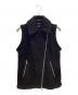LAUREN RALPH LAUREN (ローレンラルフローレン) ライダース ボア ベスト ブラック サイズ:XS：5000円