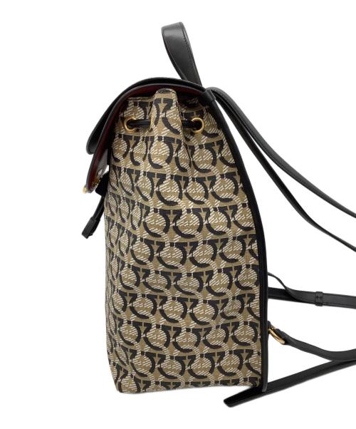 Salvatore Ferragamo（サルヴァトーレ フェラガモ）Salvatore Ferragamo (サルヴァトーレ フェラガモ) ガンチーニ バックパック ベージュの古着・服飾アイテム