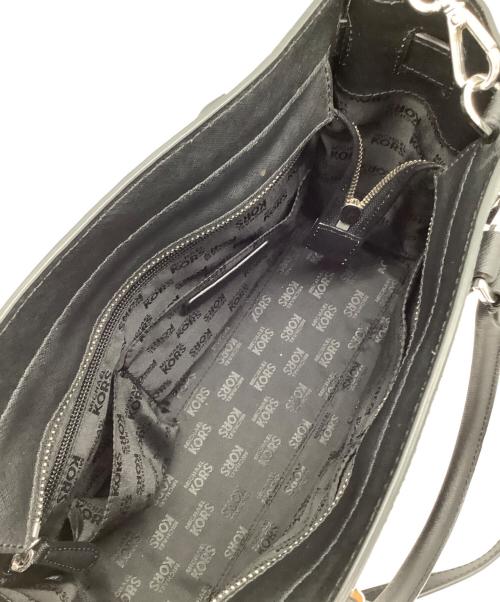 MICHAEL KORS（マイケル・コース）MICHAEL KORS (マイケルコース) 2WAYバッグ ブラックの古着・服飾アイテム