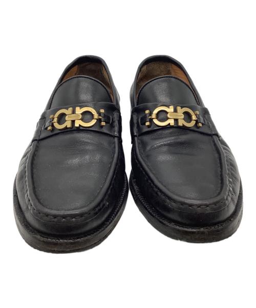 Salvatore Ferragamo（サルヴァトーレ フェラガモ）Salvatore Ferragamo (サルヴァトーレ フェラガモ) ビットローファー ブラック サイズ:28の古着・服飾アイテム