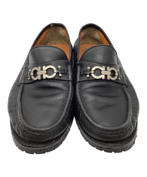 Salvatore Ferragamo（サルヴァトーレ フェラガモ）Salvatore Ferragamo (サルヴァトーレ フェラガモ) ビットローファー ブラック サイズ:26の古着・服飾アイテム