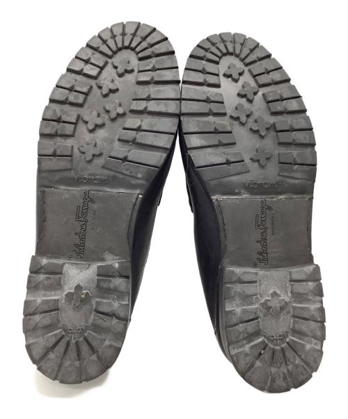 Salvatore Ferragamo（サルヴァトーレ フェラガモ）Salvatore Ferragamo (サルヴァトーレ フェラガモ) ビットローファー ブラック サイズ:26の古着・服飾アイテム