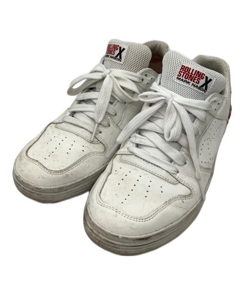 ROLLING STONES（ローリングストーンズ）ROLLING STONES (ローリングストーンズ) SKECHERS (スケッチャーズ) ローカットスニーカー ホワイト サイズ:27の古着・服飾アイテム