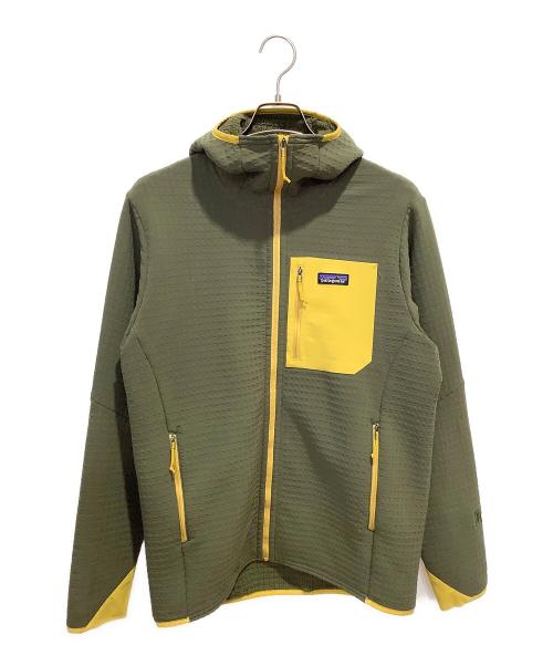 Patagonia（パタゴニア）Patagonia (パタゴニア) R2テックフェイスフーディ オリーブ サイズ:Mの古着・服飾アイテム