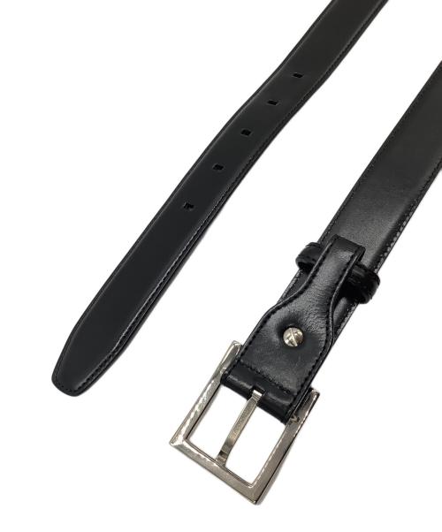 BVLGARI（ブルガリ）BVLGARI (ブルガリ) LOEGEG レザーベルト ブラック サイズ:110/44の古着・服飾アイテム