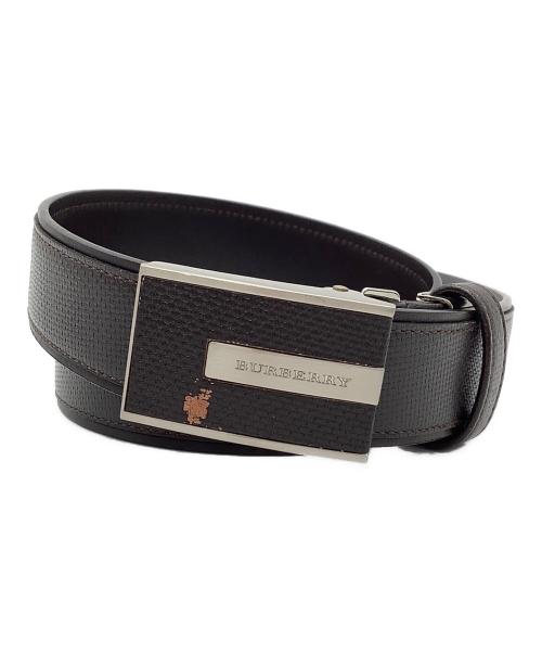 BURBERRY（バーバリー）BURBERRY (バーバリー) レザーベルト ブラウンの古着・服飾アイテム