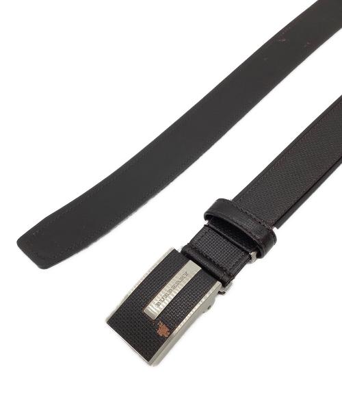 BURBERRY（バーバリー）BURBERRY (バーバリー) レザーベルト ブラウンの古着・服飾アイテム