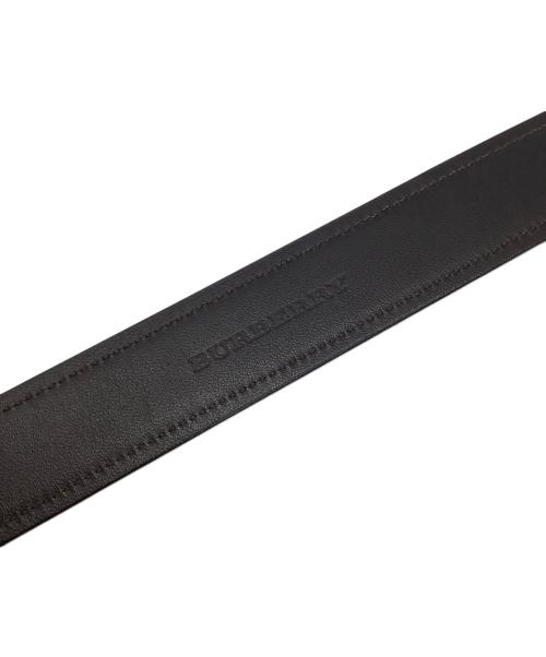 BURBERRY（バーバリー）BURBERRY (バーバリー) レザーベルト ブラウンの古着・服飾アイテム