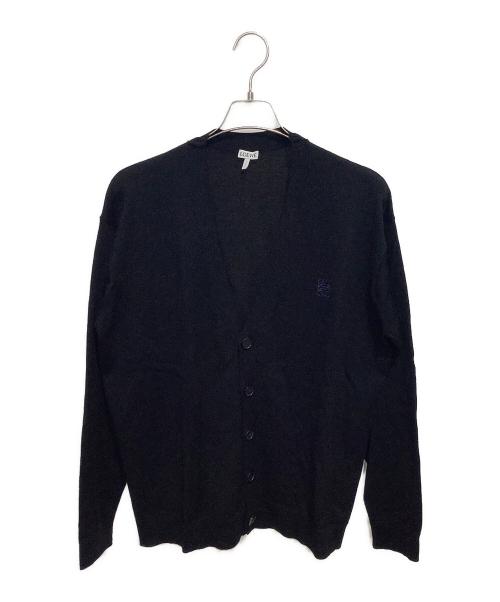 LOEWE（ロエベ）LOEWE (ロエベ) 薄手カーディガン ブラック サイズ:Mの古着・服飾アイテム