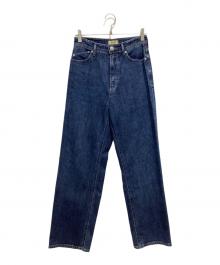 YANUK（ヤヌーク）の古着「LEA ボーイズストレート デニムパンツ」｜インディゴ