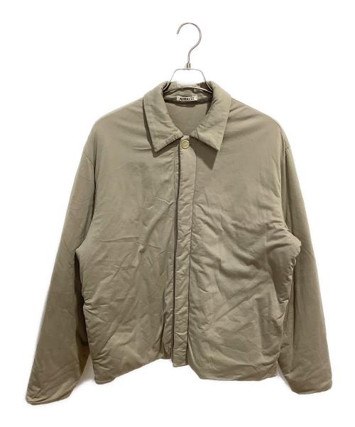 AURALEE（オーラリー）AURALEE (オーラリー) DOUBLE CLOTH PUFFER BLOUSON ベージュ サイズ:4の古着・服飾アイテム
