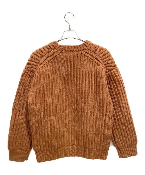AURALEE（オーラリー）AURALEE (オーラリー) SUPER MILLED RIB KNIT P/O オレンジ サイズ:3の古着・服飾アイテム