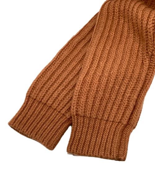 AURALEE（オーラリー）AURALEE (オーラリー) SUPER MILLED RIB KNIT P/O オレンジ サイズ:3の古着・服飾アイテム