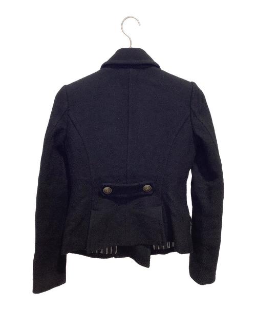 BURBERRY BLUE LABEL（バーバリーロンドンブルーレーベル）BURBERRY BLUE LABEL (バーバリーロンドンブルーレーベル) ショートコート ブラック サイズ:38の古着・服飾アイテム