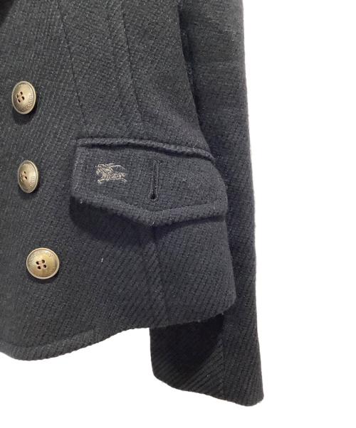 BURBERRY BLUE LABEL（バーバリーロンドンブルーレーベル）BURBERRY BLUE LABEL (バーバリーロンドンブルーレーベル) ショートコート ブラック サイズ:38の古着・服飾アイテム