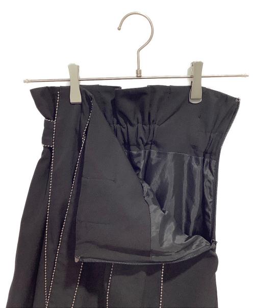 Ameri（アメリ）AMERI (アメリ) BALL CHAIN SKIRT ブラック サイズ:Mの古着・服飾アイテム