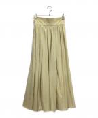 CLANEクラネ）の古着「ボリュームマキシスカート」｜ベージュ