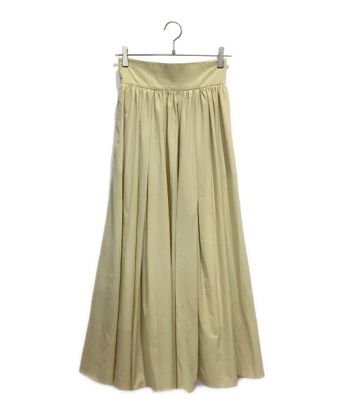 CLANE（クラネ）CLANE (クラネ) ボリュームマキシスカート ベージュ サイズ:Sの古着・服飾アイテム